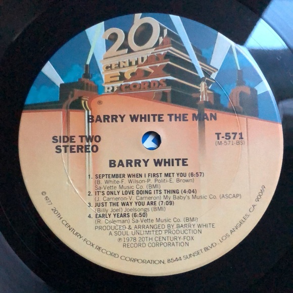 Barry White The Man Vinyl Lp '78 - Picture 6 of 8